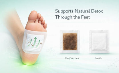 Herbal Foot patch (Pack of 50) Detox Foot Patch with Ginger Bamboo Vinegar Herbal Detox for Stress Relief Relaxation Night