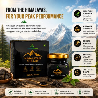 Pure Himalayan Shilajit – Premium Natural Wellness Support