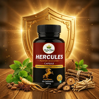 Herbal King HERCULES Power Booster Capsules for Men ( 60 Capsules )